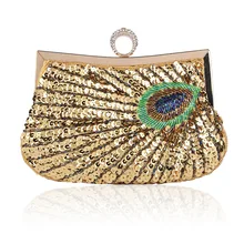 Роскошная вечерняя сумочка с павлином; женские клатчи-клатчи; женские сумки с блестками; сумки через плечо на цепочке со стразами; QF