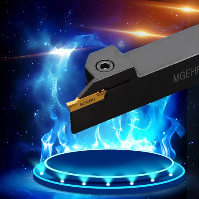 

MGEHR2020-3 /-4 Depth 25mm External Grooving Turning Lathe Bar Tool Holder For Lathe Machine CNC Cutting Turning Tool Set Holder