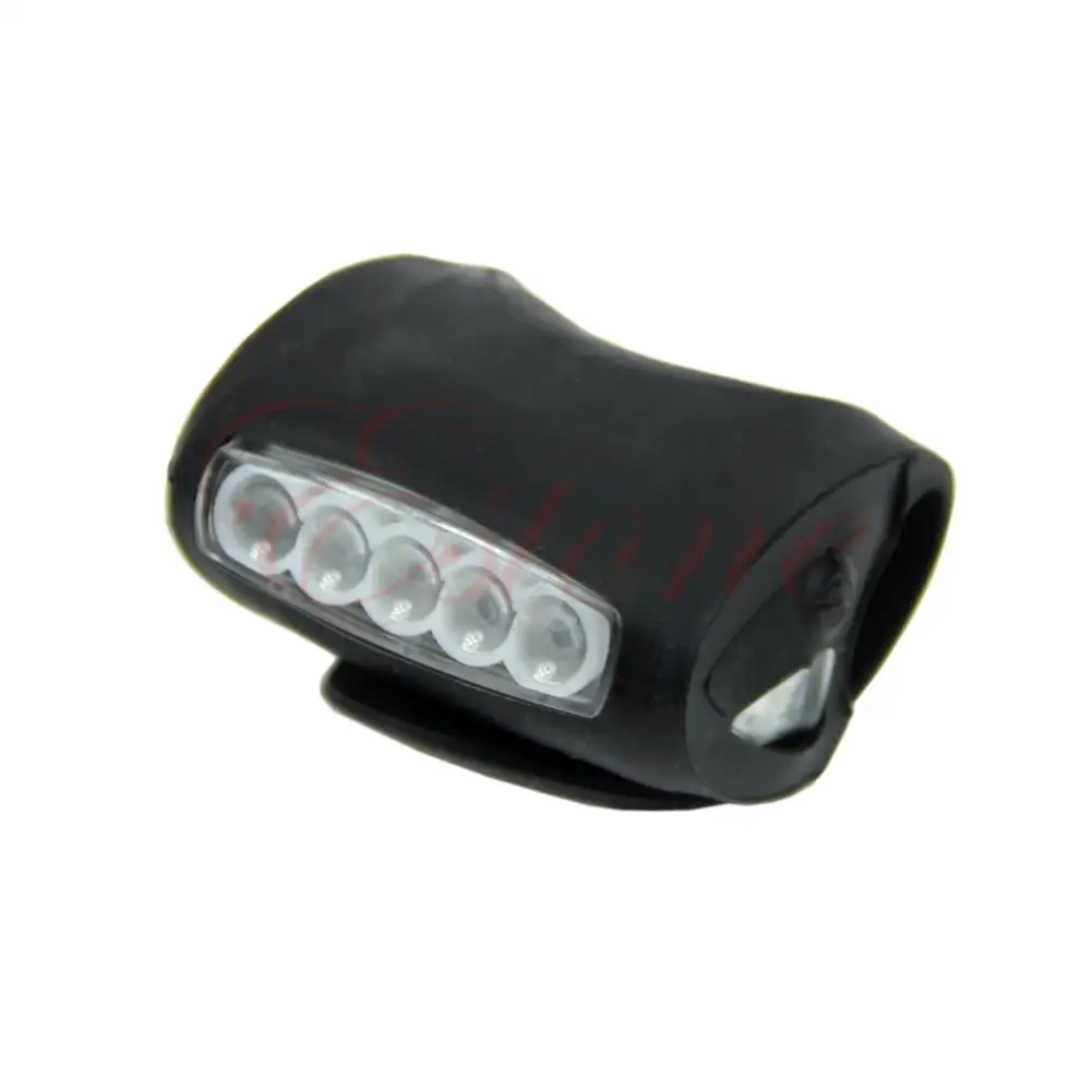 

1pc Bike Bicycle Cycling 7 LED Silicone Front Lamp Safety Warning Head Light