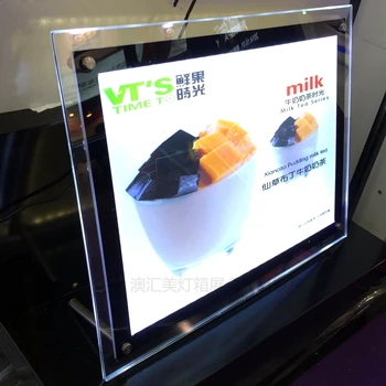 

Acrylic frame A4 poster led edge light box