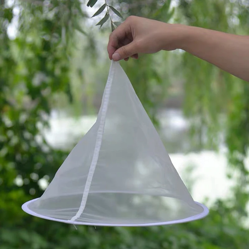 1 Pcs White Honey Filter Screen Nylon Cone Honey Fiber Net Layer Purifier Beekeeping Equipment Bee Tools