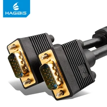 Hagibis VGA Cable 1080P Male to Male Cable Converter video Braided Shielding 1m 2m 5m 8m