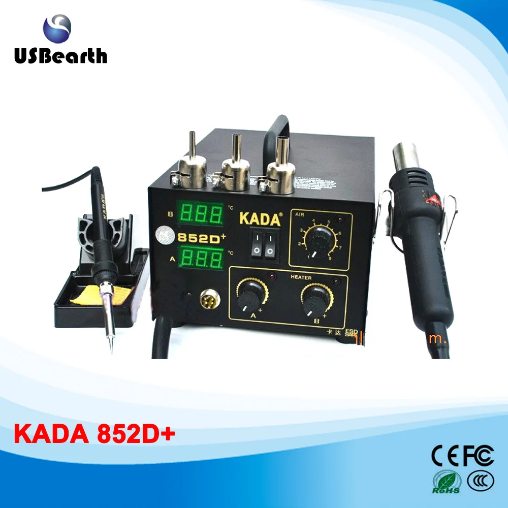 

KADA 852D+ 2 in 1 220V SMD SMT soldering station welding machine