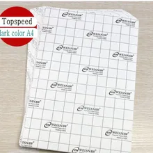 Тёмные высококачественные цвет тёплая сублимационная бумага передачи для ткани A4 размер 50 листов Сделано в США