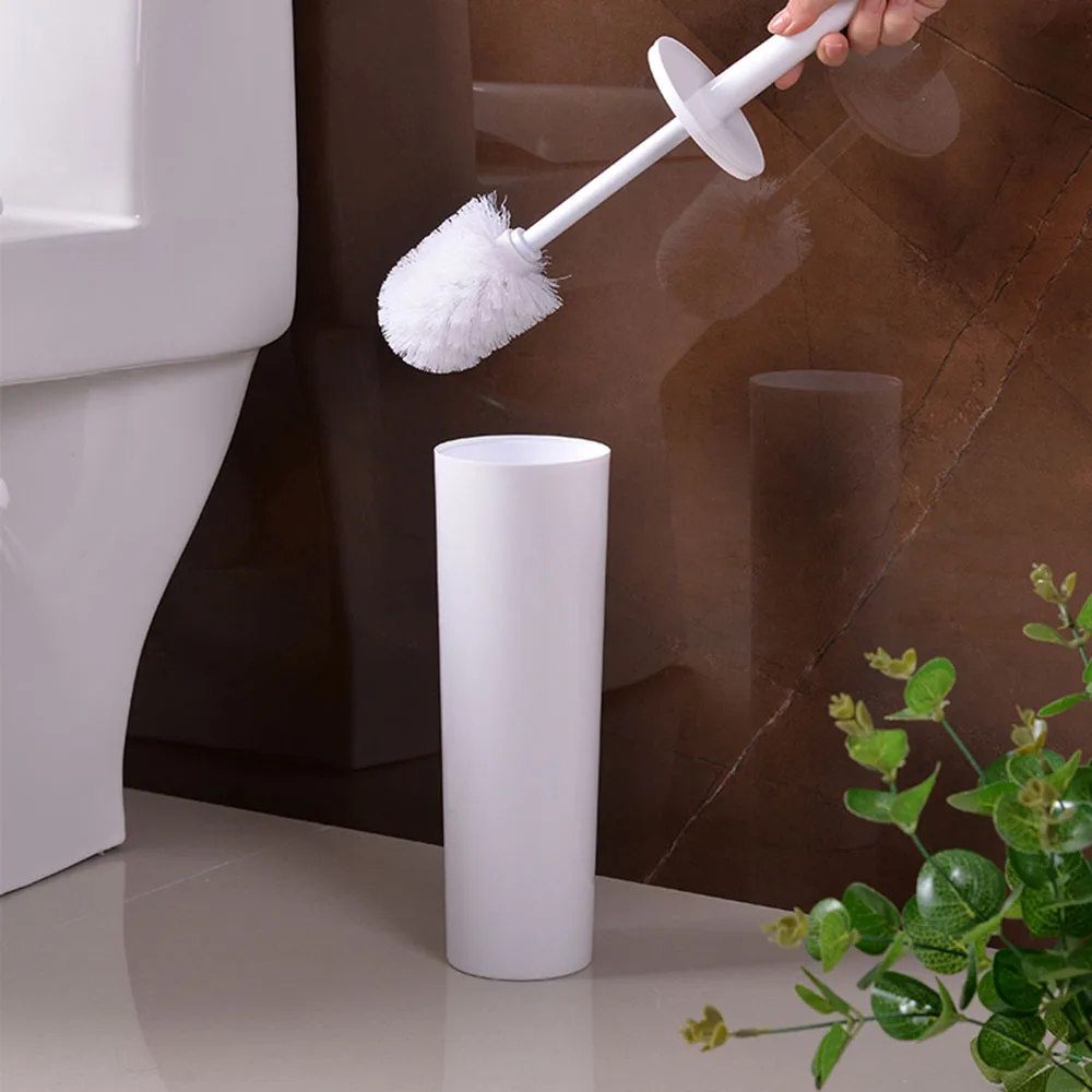 

Full-Closed Compact High Toilet Brush Holders Scrubber Set for Bathroom,Toilet Bowl Cleaner with Lids,No Rust,Durable,Discreetly