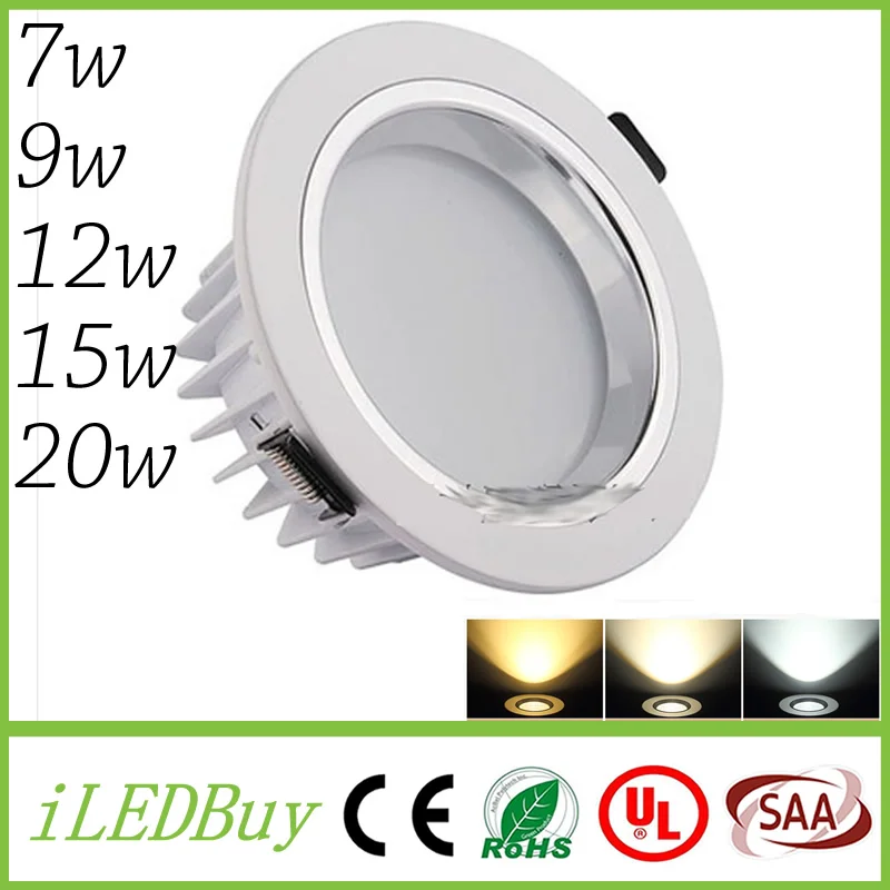 LEDone 9-in. 120-Watt Equivalent Integrated LED Recessed Round Downlight 2700/3000/3500/4000/5000K, LED Ceiling Light Fixture Z-DL0070-538 - The Home Depot - Foto 3