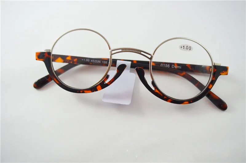Специальная цена, очки для чтения, для мужчин и женщин, Ретро стиль, круглая металлическая оправа, очки для дальнозоркости, диоптрий+ 2,5+ 1,5, винтажные очки Oculos
