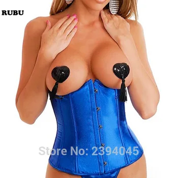 

slimming Lace up Plastic Boned Black Satin Body bustier Waist trainer Cincher Undebrust Cincher Shaper Corset Plus Size S-6XL