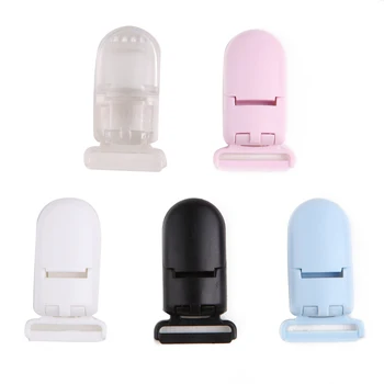 

New 5Pcs Baby Boys Girls Clips Pacifier Anti-out Biter Teething Dents Plastic Various colors