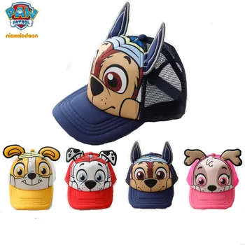 

2019 Genuine PAW Patrol Cotton Cute Children's summer Hats Caps Headgear Chapeau Puppy Print Party Kids Birthday Gift toy