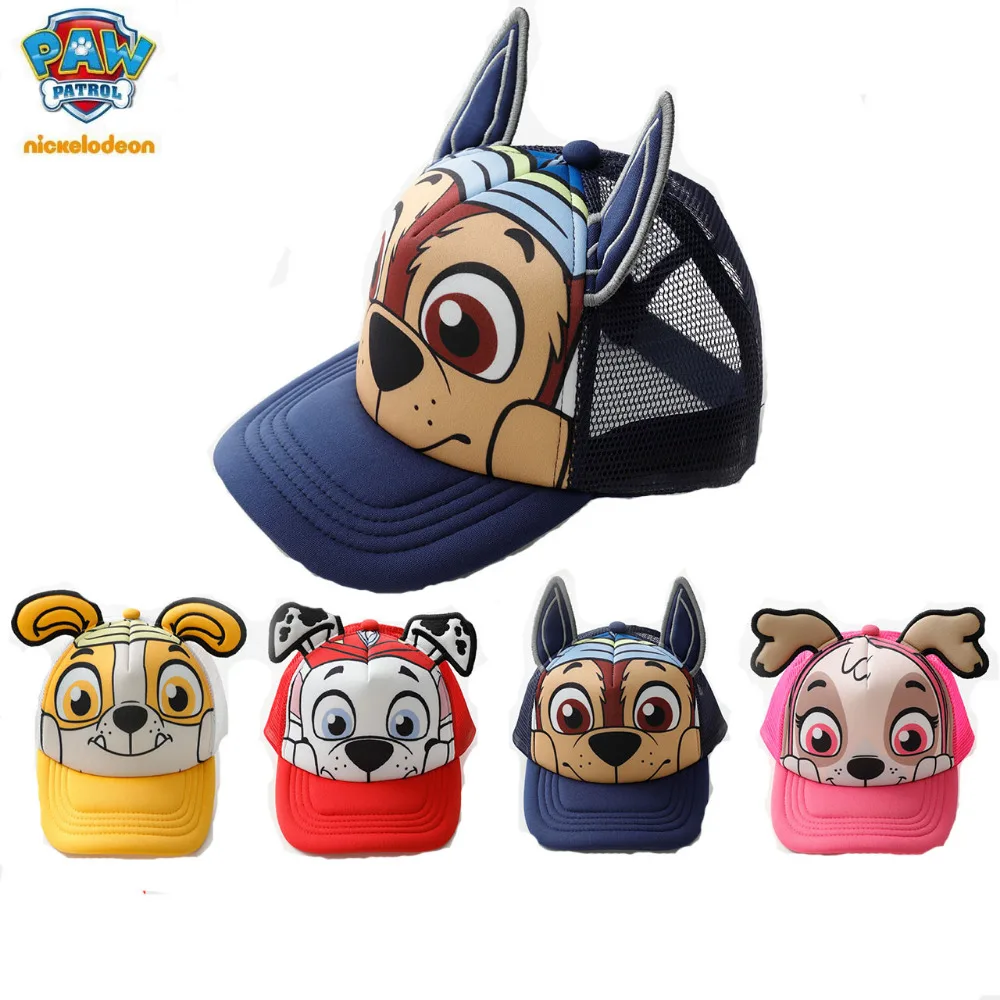 2019 véritable pat' patrouille coton mignon enfants été chapeaux casquettes chapeaux Chapeau chiot imprimer fête enfants anniversaire cadeau jouet