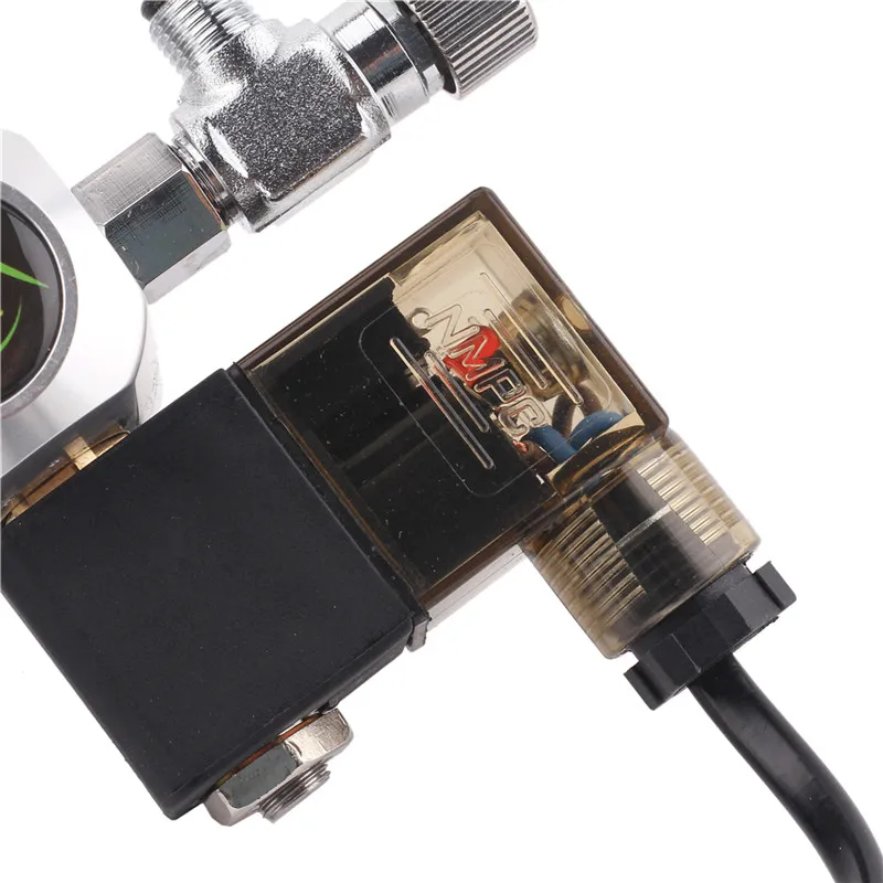 Aquarium CO2 Regulator W21.8 G5 8 220V Magnetic Solenoid Check Valve Aquarium Bubble Counter Fish Tank Tool CO2 Control 09