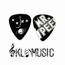 По ePacket Завод Лидер продаж 1000 шт./лот белый целлулоидный медиатор 0,96 мм толщина с печатью логотипа