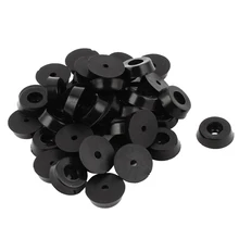 5 Pack Conical Rubber Furniture Bumper Foot Cover Pad 15 x 18mm 40pcs Black