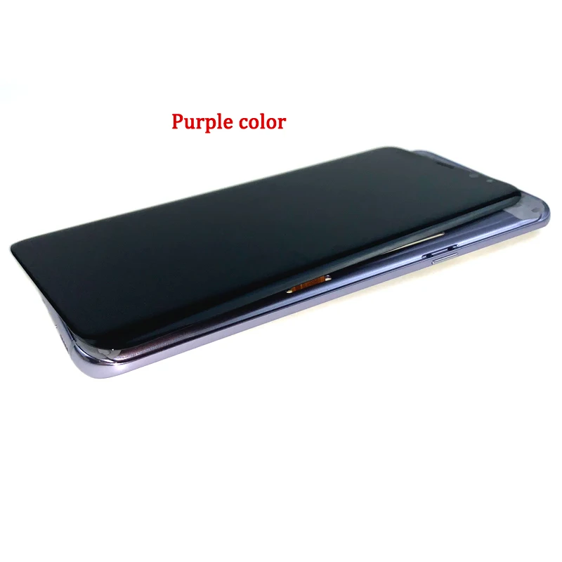 Протестированный Spuer AMOLED lcd для samsung S8 Plus G955F lcd для samsung S8 G950F ЖК-экран сенсорный дигитайзер в сборе с рамкой