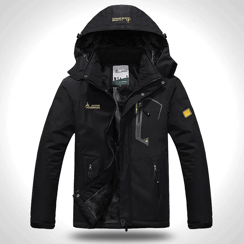 Jaqueta de Esqui à Prova Água de Montanha Masculina à Prova Caminhadas para Baixo Dwindproof Vento Chuva Jaquetas Inverno Neve Snowboard Calor Térmico Cabolsa Terno 10 Jaqueta de esqui à prova dwindproof água