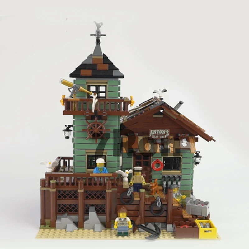 

Models building toy 16050 2109pcs The Old Fishing Store Sets Building Blocks Compatible with lego 21310 toys & hobbies