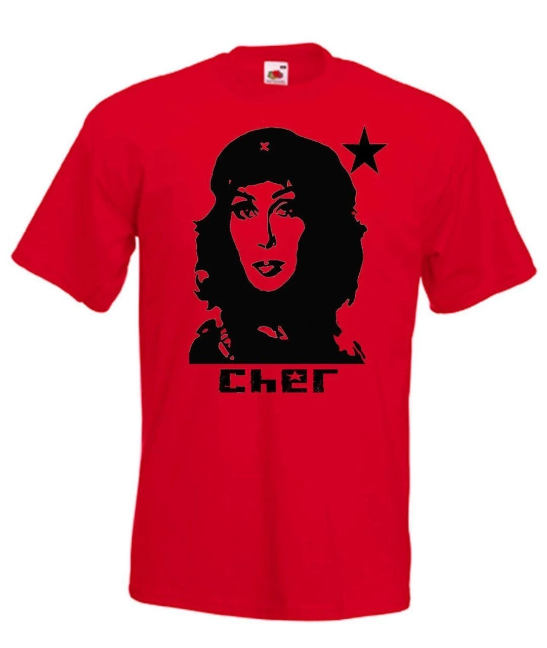 Cher Guevara музыкальная футболка 100% хлопок короткий рукав o-образным вырезом Топы