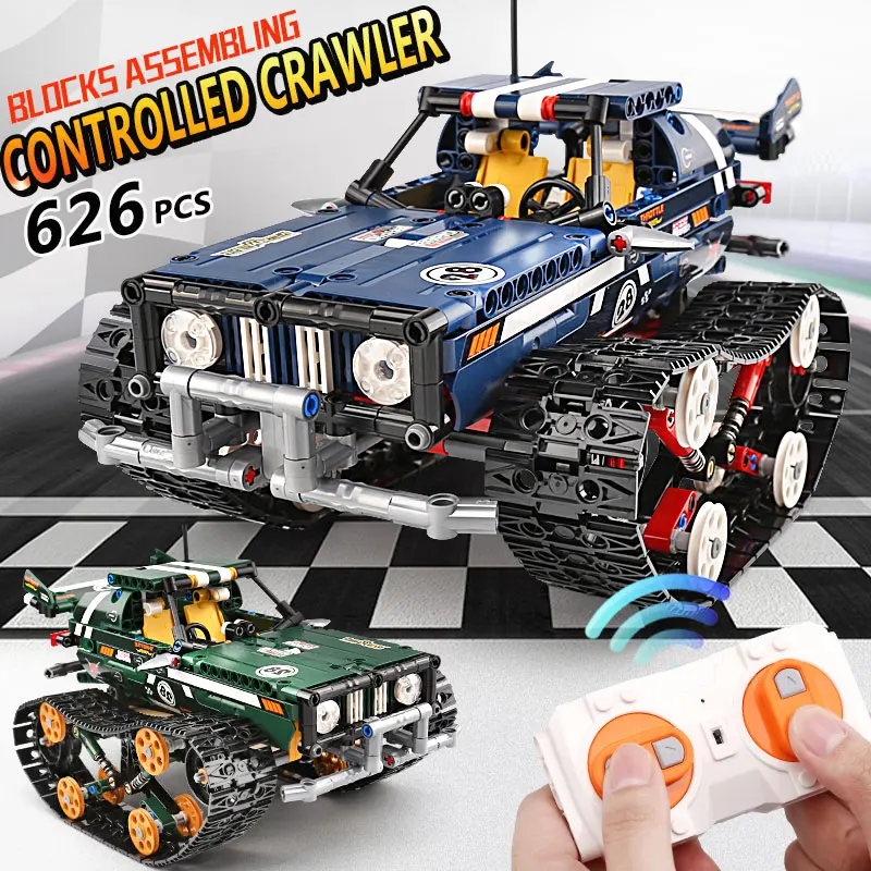 

20011 Technic Remote Control Car the Off-road Vehicles Set Legoinglys Tracked Racer Building Blocks Bricks Kids Christmas Toys