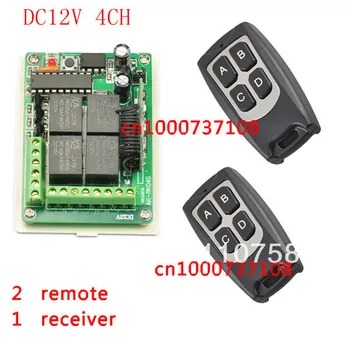 

12V 4 channels RF Wireless Remote Control System Control & Switch For Applicance Garage Door with learning code