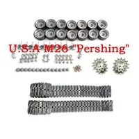 Henglong 3838-1 1/16 1:16 u.s. A M26 &quotPershing&quot RC обновленные детали стальная коробка передач с