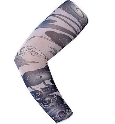 Рукава для рук солнцезащитный эластичный нейлоновый с имитацией татуировки рукав 1 штука крутой для верховой езды УФ-уход эластичные дышащие чулки для мужчин и женщин - Цвет: 40