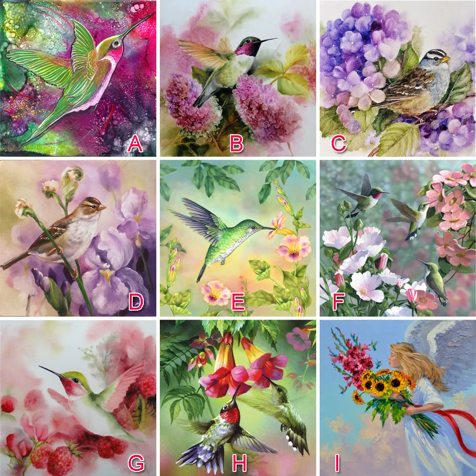 3D DIY Diamond Painting Animal Embroidery Needlework Crafts Best Full Love Birds Flowers Home Decor ОТК|Алмазная мозаика| |