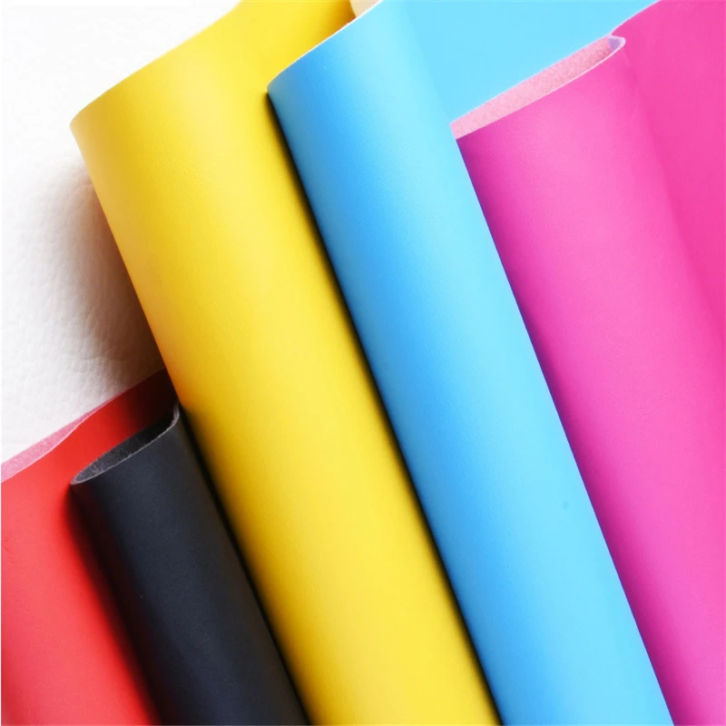 

Lychee 29x21cm A4 Solid Color PU Leather Fabric Fine Synthetic Leather DIY Sewing Material for Handmade Crafts