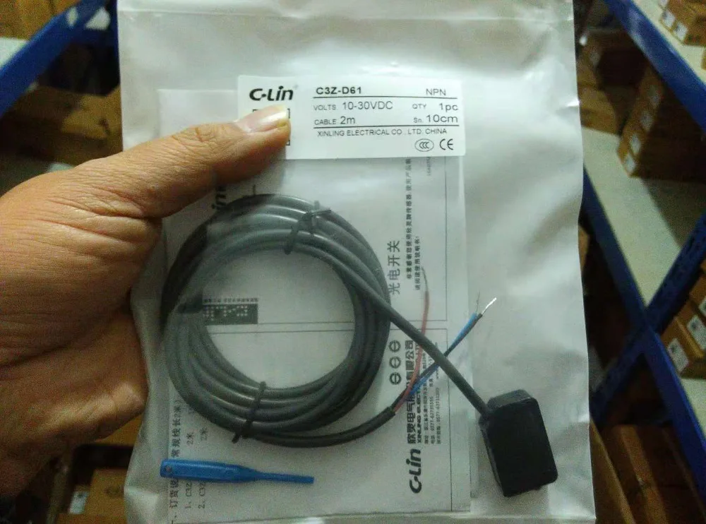 

C3Z-D61 диффузный отражатель постоянного тока три провода NPN нормально открытый/нормально закрытый фотоэлектрический переключатель 10-30VDC