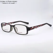 Женский, черный Рамки в форме сердца и надписью храм TR90 квадратный шарнира оптический Очки/Винтажные всего Рамки eyeglasstr023 C3