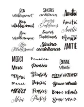 French Transparent Clear Silicone Stamp/Seal for DIY scrapbooking/photo album Decorative clear stamp sheets A815