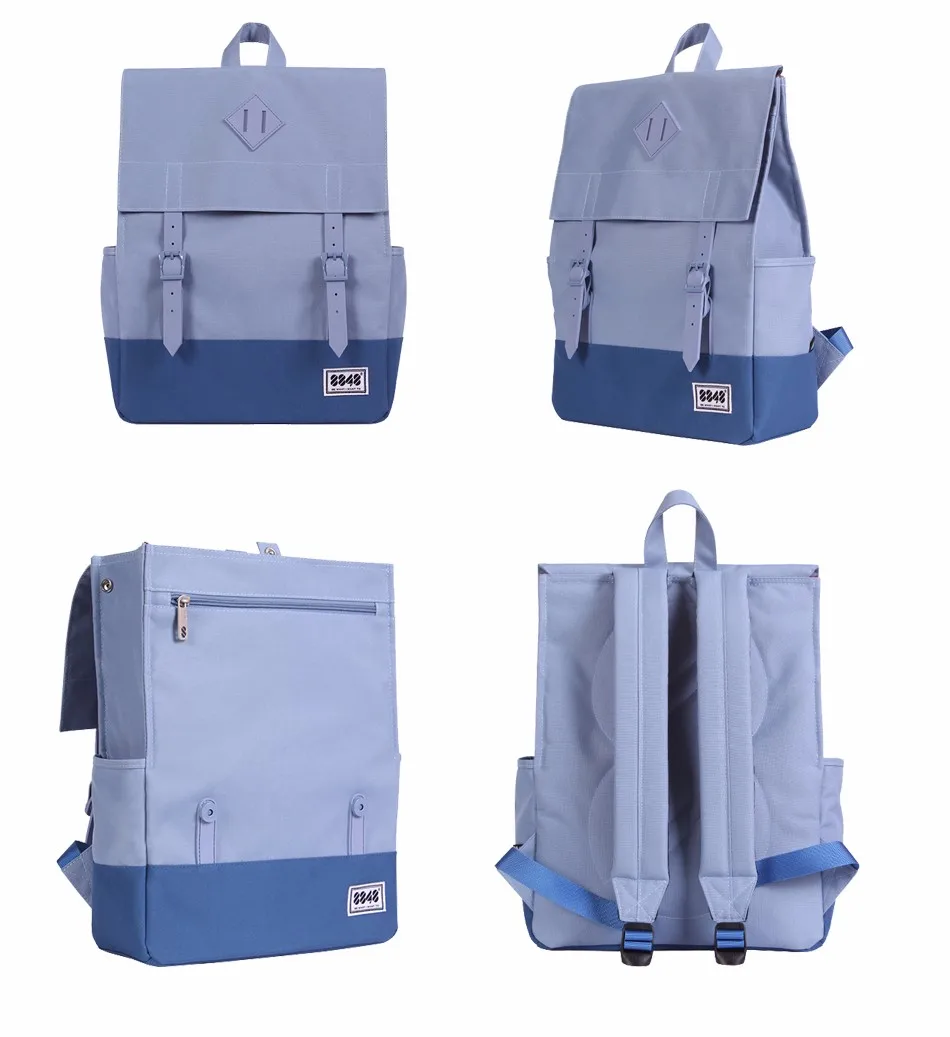 8848 брендовый рюкзак Backpacking для мужчин и женщин сумка на плечо с узором твердый ноутбук Горячая Распродажа устойчивый Оксфорд Уайт один