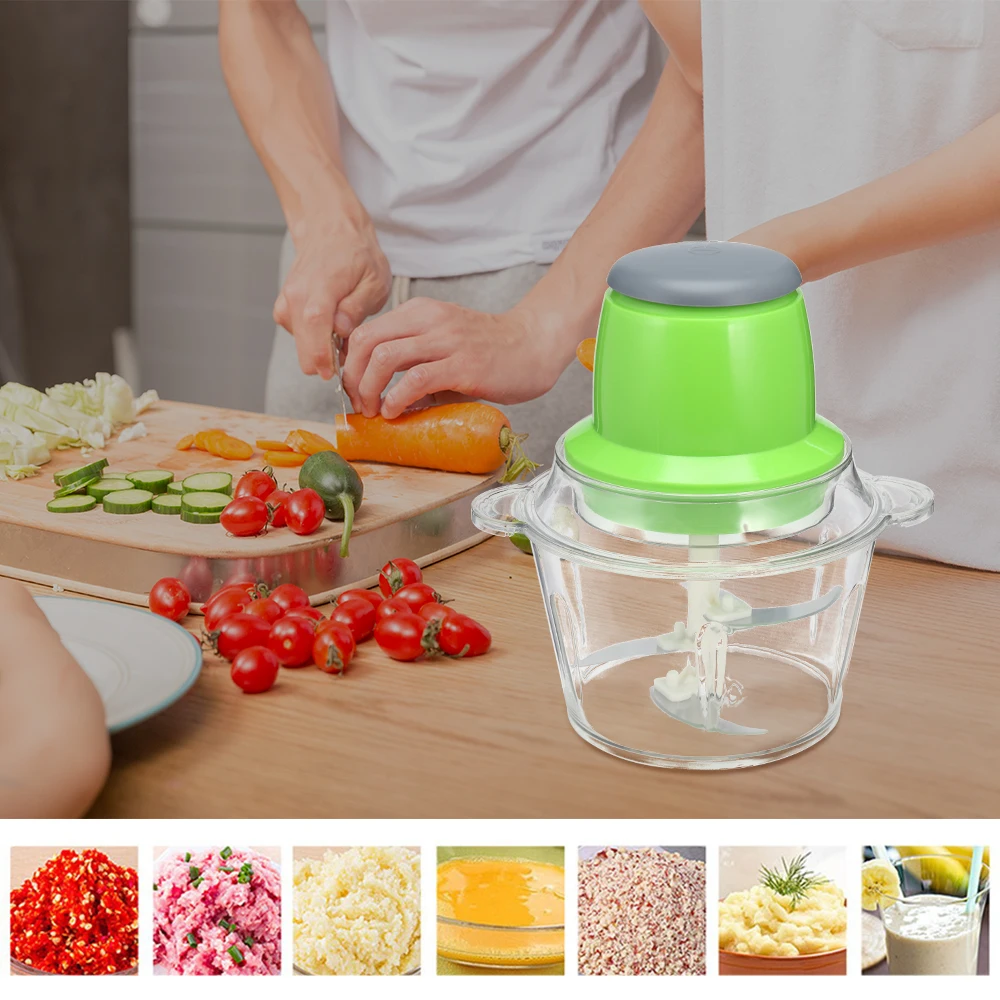 

2019 Multi-Function Household Press Electric Meat Grinder Mixer Chopper 2L Powerful Meat Grinder Fruit Food Processor EU Plug