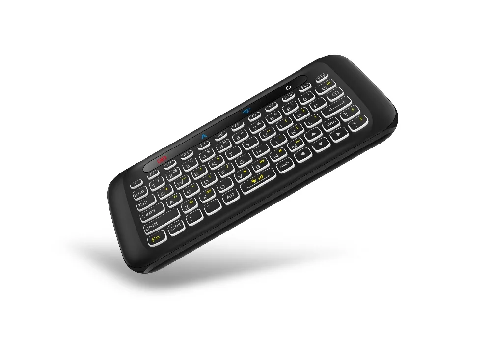 H20 Беспроводная мини клавиатура 2 4 GTouchpad Подсветка ИК пульт дистанционного