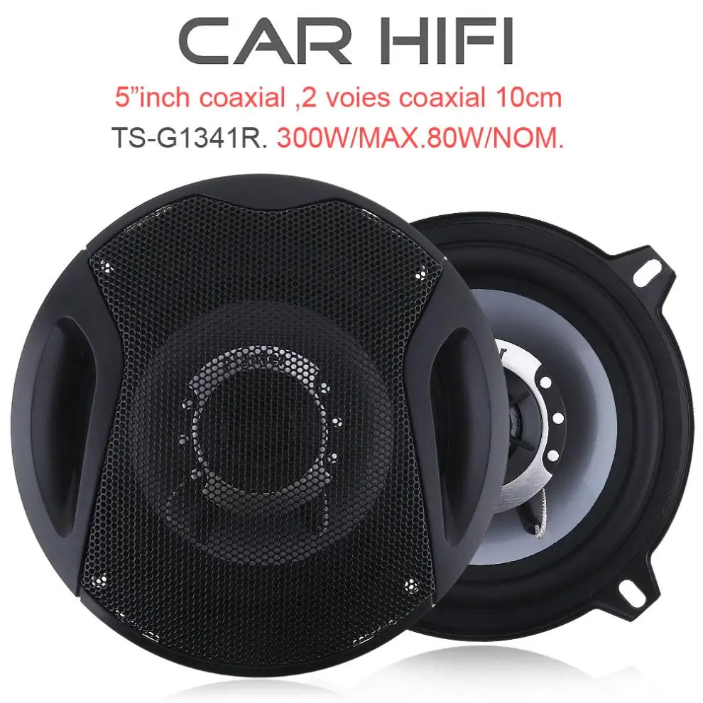 1 пара автомобильные коаксиальные Hi-Fi колонки 12 В 5 дюймов 300 Вт | Автомобили и