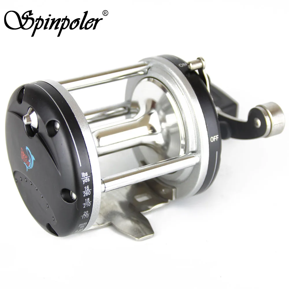Spinpoler Right Hand Drum Casting Reel 2 Bearing 4.11 Gear Ratio Drum