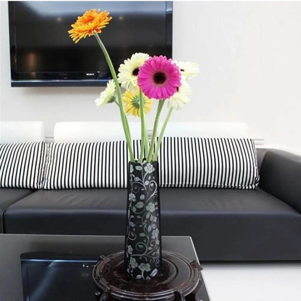 

Environmental Protection PVC Plastic Foldable Vase Flowers Jardiniere