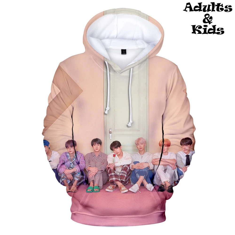 

new Map Of The Soul Persona New album 3D Hoodies Sweatshirt Parent Hip Hop Street Hoodies Pullovers Casual Autumn/Winter