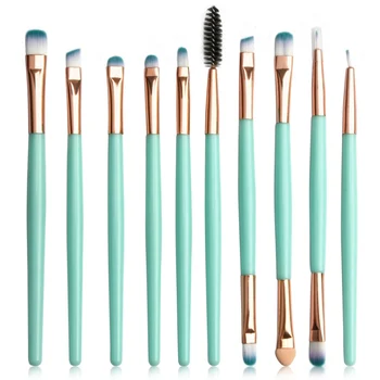 

New Arrival 10pcs/Set Makeup Brushes Eye Shadow Foundation Eyebrow Lip Brush Make up Brushes Tools