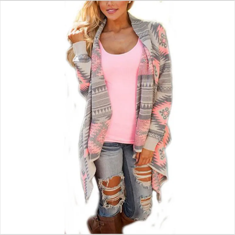 Fashion 2017 Womens Sweaters Chothing spring Shrug Sweater Loose Sexy Cardigan Women Plus Size Fall Oversized Poncho