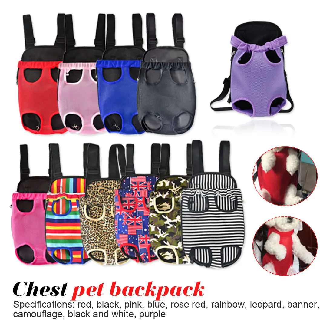 4 размера, 11 цветов, переноска для собак, рюкзаки для кошек и щенков, сумка для переноски на переднем плече