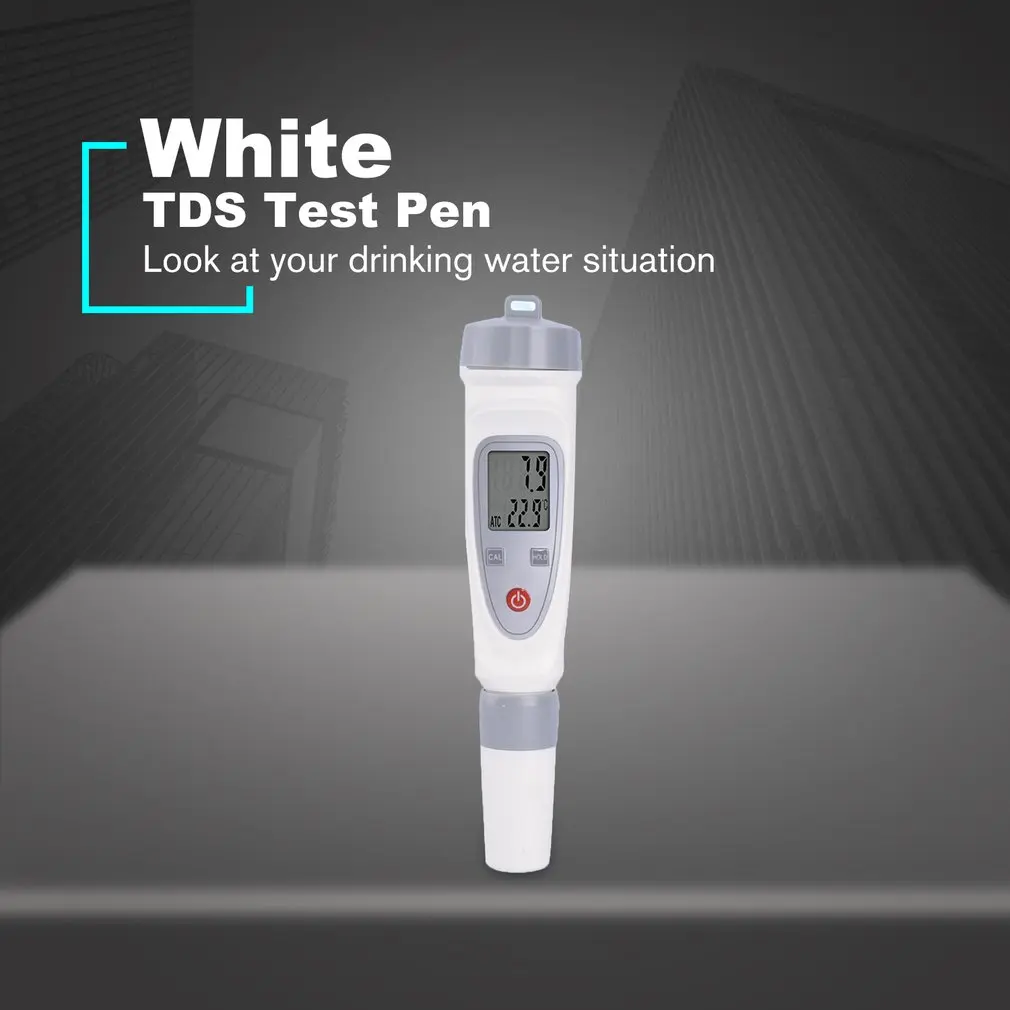 

Waterproof Drink Water Quality Tester Pen Type Water Temperature meter Acidometer Aquarium PH Monitor Analyzer