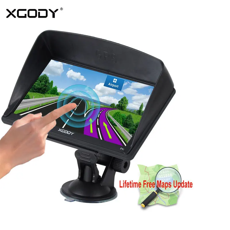 Купить xgody 715 7 система GPS навигации автомобиль грузовик блютуз ...