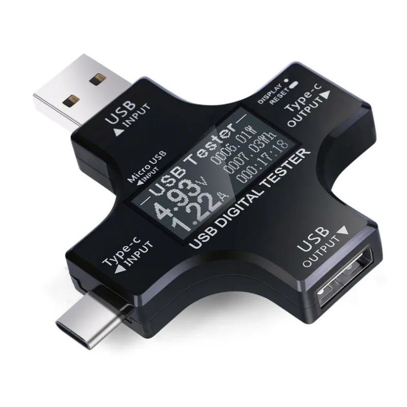 ATORCH тип c pd USB Тестер DC Цифровой вольтметр амперимитор напряжение измеритель тока
