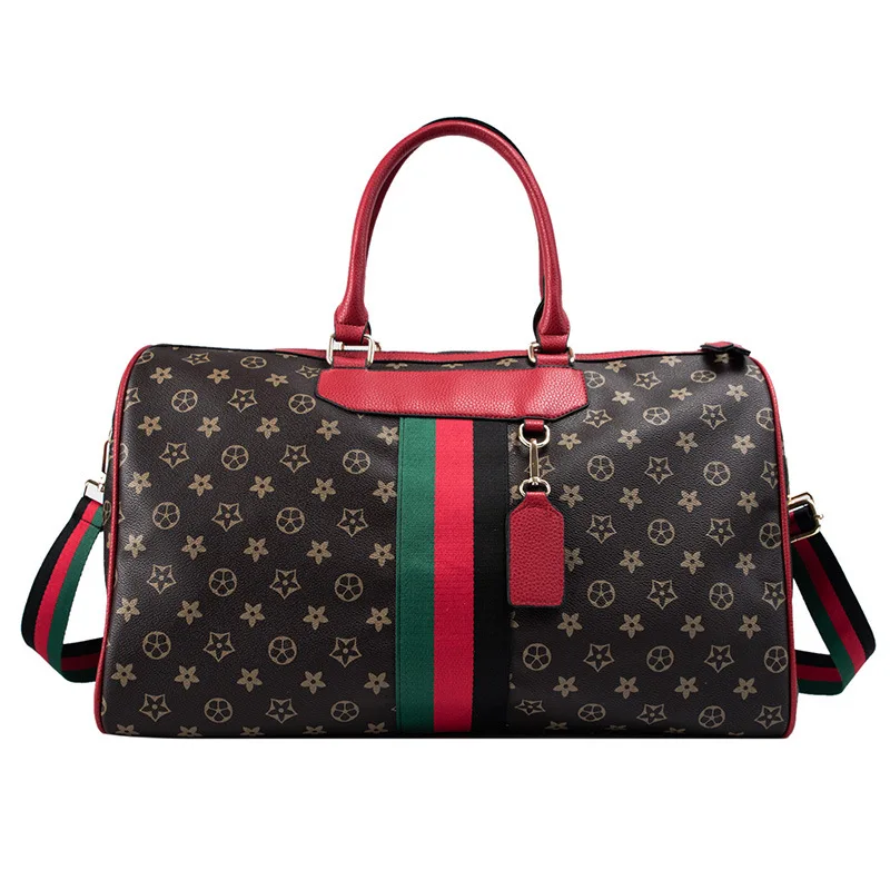 

2019 Europe and the United States new fashion neutral portable large-volume package printing unisex travel bags