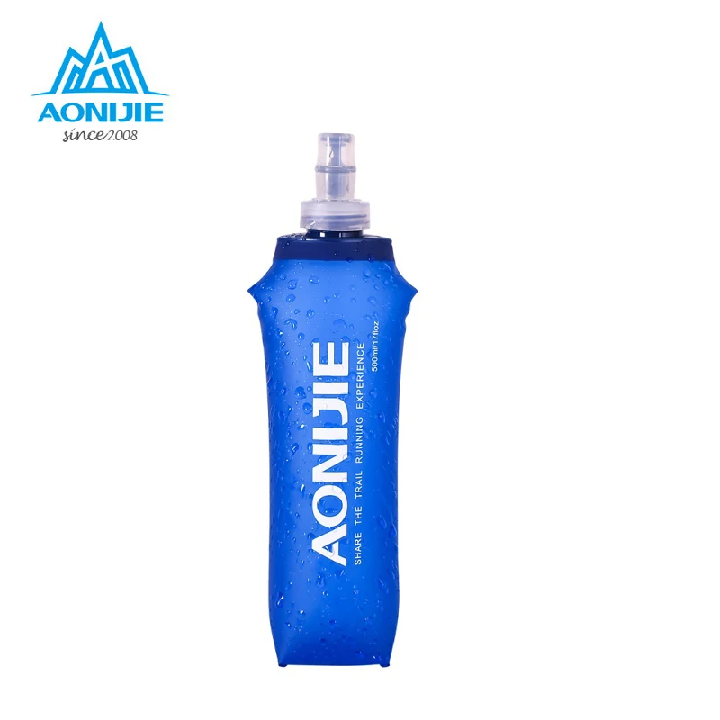 

AONIJIE 250/500ML Outdoor Camping Hiking Nice Soft Flask Sports Cycling Running Water Hydration Bottle