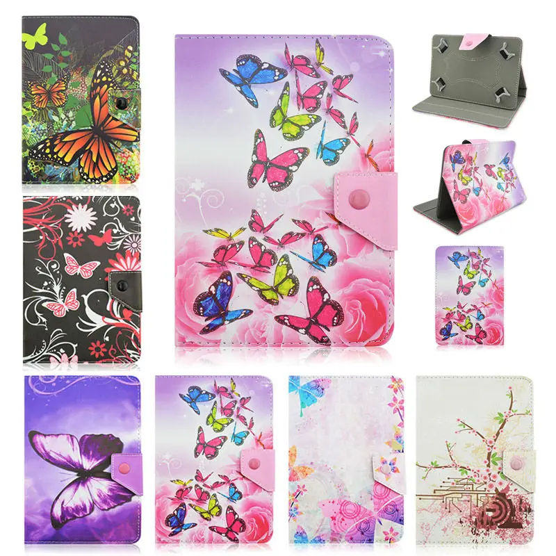 

PU Leather Flip Case cover for Apple iPad air 2 iPad 9.7 2017 For SUPRA M14AG 10.1 inch Universal Tablet+Center Film+pen KF492A