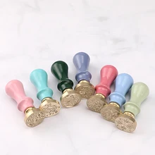 Персонализированные ретро дерево Свадебная печать инициалы уплотнения воск штампы день рождения воском Печать Пользовательский логотип DIY конверт-открытка украшения