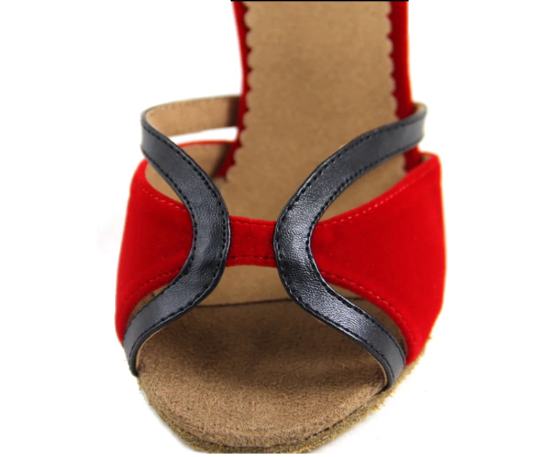 Spot-wholesale-Red-velvet-Women-s-High-heels-9cm-Latin-dance-shoes-Salsa-Square-dance-Shoes (3)