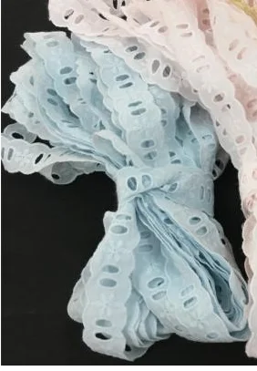Цена DIY ручной работы Лоскутная хлопковая ткань кружева цвет хлопок вышивка кружева - Цвет: 1-blue